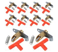 20 Ensemble Abreuvoir Automatique, Cuivre et Plastique | Contrôle des Éclaboussures, Boisson Collective, pour Élevage, Enclos de Quarantaine et Réservoirs D’eau