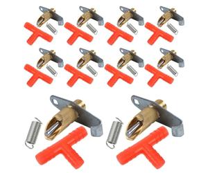 20 Ensemble Abreuvoir Automatique, Cuivre et Plastique | Contrôle des Éclaboussures, Boisson Collective, pour Élevage, Enclos de Quarantaine et Réservoirs D’eau