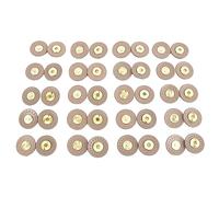 20 Ensembles de Boutons à Pression en Cuir, 3cm Fermoir de Fixation de Sac à Pression Magnétique Polyvalent pour Bricolage Sac Vêtements Sac à Main Artisanat de Couture (Beige)