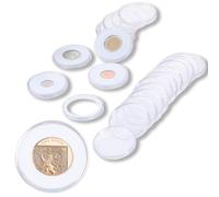 20 ensembles de capsules pour pièces de monnaie 46mm, avec 6 tailles (20/25/30/35/40/46mm), joints en mousse, étui pour pièces de monnaie, protection du support pour la Collection de pièces de monnaie