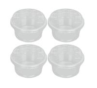 20 Ensembles de Tasses Porte-gobelet D'aiguille de Cartouche de Tatouage Porte-aiguille de Tatouage en Plastique Transparent Support de Tasse de Nettoyage D'encre Jetable Plateau