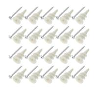 20 ensembles de vis d'ancrage for cloisons sèches, ancrages en spirale, plaques de plâtre, fer for expansion, plaques de plâtre