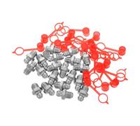 20 Ensembles Kit de Graisseurs Droits de Remplacement en Fer | Lubrification, Conception Simple et Fabrication Précise, Caoutchouc Inclus, pour Usage Automobile