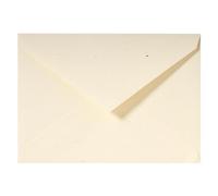 20 enveloppes C5 (162x229mm) paille naturelle gommées - ivoire