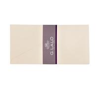 20 enveloppes DL(110x220mm) Vélin pur coton gommées - Crème