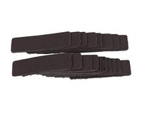 20 étiquettes en cuir faites main, labels gaufrés doux et résistants pour travaux manuels DIY, étiquettes en cuir polyvalentes à texture naturelle pour des projets de bijouterie, (Café)