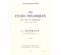 20 ETUDES MELODIQUES TOUS SAXOPHONES VOLUME 2