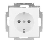 Insert Busch-Jaeger 20 EUCB-914 SCHUKO Steckdosen avec protection tactile renforcée, blanc alpin, Busch-balance, 2CKA002013A5379