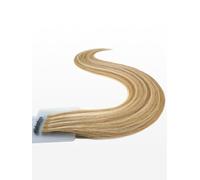 20 Extensions cheveux européens/russes Kératine - qualité de luxe - 40cm - lisse - M14/1001 mélange blond foncé naturel cendré intense & blond platiné