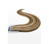 20 Extensions cheveux européens/russes Kératine - qualité de luxe - 40cm - lisse - M8/26 mélange brun noisette & blond doré miel