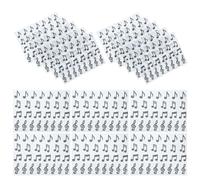 20 Feuilles Autocollants Notes de Musique Noires Bopp