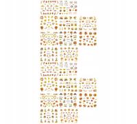 20 Feuilles D'autocollants Pour Ongles Turquie Nail Art