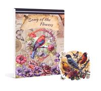 20 feuilles de fleurs et d'oiseaux Scrapbook Sticker Livre 170+ Set d'autocollants esthétiques vintage, Journaling Supplies, Ephemera pour planificateurs