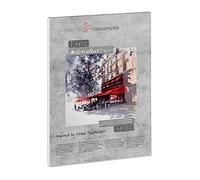 20 feuilles de papier gris toned Watercolor 200 g/m² A4