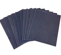 20 feuilles de toile émeri pour ponçage métal, bois etc