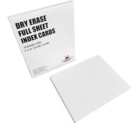 20 feuilles effaçables à sec réutilisables (20,3 cm x 25,4 cm)