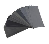 20 Feuilles Papier de Verre Sec et Humide 9x3,6 Kit Abrasif | Feuilles en Carbure de Silicium, Support Kraft, Anti-colmatage, Résistance à Déchirure, Dissipation Rapide Couleur Aléatoire