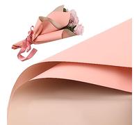 20 Feuilles Papier d'Emballage de Fleurs, 58x58cm Papier d'Emballage de Bouquet de Fleurs Couleur Double Face de Fleurs pour Mariage Remise de Diplôme Saint Valentin