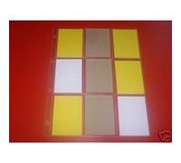 20 feuilles pour cartes pokemon / magic / etc (pour classeur format A4)