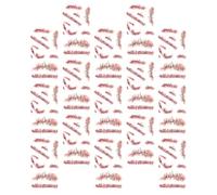 20 Feuilles Tatouages Éphémères Imperméables Pvc