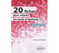 20 Fiches Pour Réussir Des Tests D'aptitude Concours Ifap