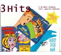 20 FINGERS, E-ROTIC & MARISA TURNER - SHORT DICK MAN / FRED COME TO BED / WHO'S GONNA KISS THAT MAN? (3 CD Singles Compilation incl. 20 FINGERS, E-ROTIC & MARISA TURNER - 20 Tracks)