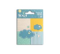 20 formes découpées Nuages et étoiles