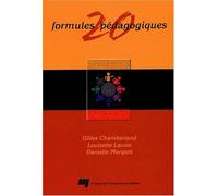 20 Formules pédagogiques de Chamberland. Gilles (2000) Broché