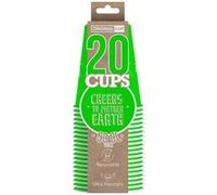 20 Gobelets Américains Carton Recyclable Verts 53 Cl Vert