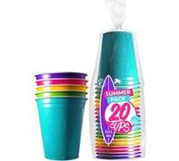 20 gobelets usa réutilisable 53cl multicolore - original cup gsu53 Multicolore G