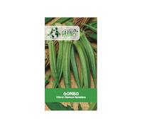 20 Graines de Gombo - Variété Clemson Spineless - Légume- Fruit Exotique pour un Jardin Productif