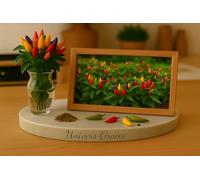 20 Graines de Piment ornemental Aladdin - Capsicum annuum - Ornamental Pepper - Aladdin - Fleur Jardin - 431