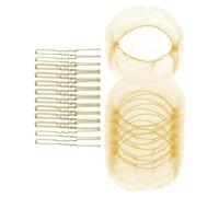 20 Hair Net 50 U Pins En Forme De U 19.69 "Élasticité Invisible Meshs Élastiques ACCESSOIRES POUR DANS