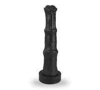 20 Inch Italian Stallion Food Grade Platinum Silicone Cock - FDA Standard Compliant Material - X Large Extra Long Shaft - Giant Horse Dildo Anal - Vac-U-Lock System-Sex Toys (Black, XL)