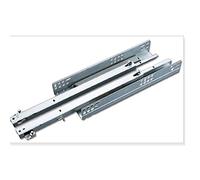20 Inch Soft Close Drawer Slides 2 Fold Kitchen Cabinet Runners Heavy Duty Rails for Smooth 500mm Hardware 1 Pair(250mm/10inch*1mm)