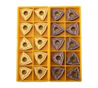 20 inserts en carbure WNMG080408MA pour un tournage efficace du tour, compatibles avec les porte-outils MWLNR/L