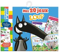 Mes 20 jeux avec Loup - Ma pochette de jeux - Orianne Lallemand - Auzou Philippe Eds - Jeux livres objets