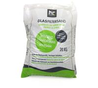 1x 20 kg 20 kg de granulés de verre fin spécial pour filtres à sable, granulométrie de 0,7 à 1,3 mm.