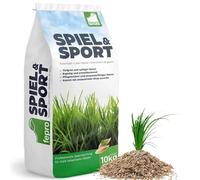 20 kg de semences de gazon Sport et Jeux à germination rapide 800 m², robustes, vert profond, idéales pour le semis et le regarnissage, semences de gazon printanières