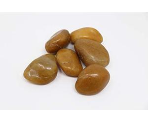 20 kg galets polis galets de rivière galets gravier de jardin gravier décoratif jaune