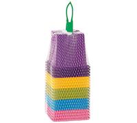 20 Kunststofftöpfe 8 cm quadratisch, 5 verschiede ne Farben