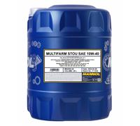 MANNOL Multifarm STOU 10W-40 Huile Moteur Tracteur, ACEA E3, ALLISON C4, 20 L