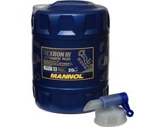 20 L Mannol Huile pour Boîte à Vitesse Automatique Dexron III Plus Gear