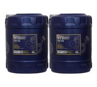 MANNOL Huile hydraulique centrale Hydro Iso MN2102-10 HLP 46 DIN 51524 - Bidon 10 L