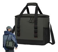 20 l Thermal Food Delivery Bag - Large Cooler Bag | Sac à lunch étanche | Insulated Lunch Box With Large Capacity | Multi-Pockets Food Carrier For Women Men Beach Camping Work Trip