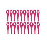 20 Lames de rechange/planchette à découper/couteau en plastique pour votre Flora Best FRTA 20 A1 Coupe-gazon à batterie IAN 282232.