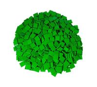 20 LEGO Plaques Lisses 2 x 2 en vert