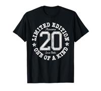 20 Limited Edition One of a Kind 20th Birthday 20-Year-Old T-Shirt