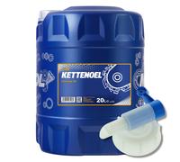 20 Litre MANNOL Huile de Chaîne Minérale Tronçonneuse + Robinet Vidange Scie