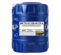 20 Litre Mannol TS-18 15W-40 CK-4 Huile de Moteur - Bon Fonctionnement